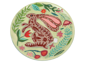 Blossoming Bunny Plate