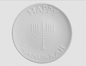 Happy Hanukkah Plate