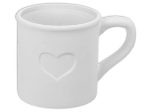 Heart Tin Mug