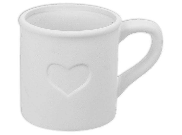 Heart Tin Mug