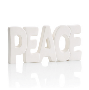 PEACE WORD PLAQUE
