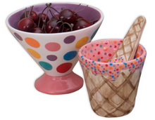 Load image into Gallery viewer, Ice Cream Bowl w/Spoon
