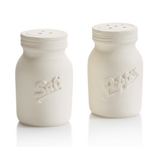 Load image into Gallery viewer, Mason Jar Salt &amp; Pepper Shakers
