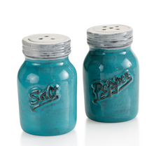 Load image into Gallery viewer, Mason Jar Salt &amp; Pepper Shakers
