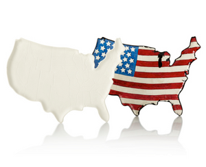 USA Map Platter