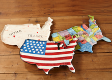 Load image into Gallery viewer, USA Map Platter
