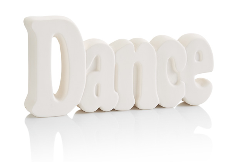 Dance Word Plaque